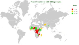 poorest countries by gdp (ppp) per capita map thumbnail